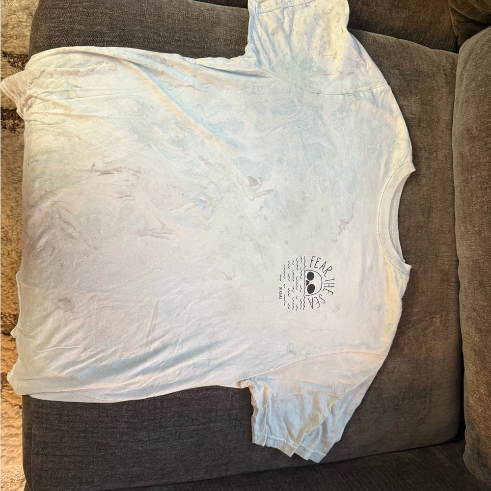 Roark White/Gray Tie Dye Short Sleeve Tee